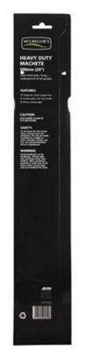 McGregors 500mm Wood Handle Heavy Duty Machete