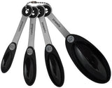 Propert 7052 4 pce Black or Red Measuring Spoon