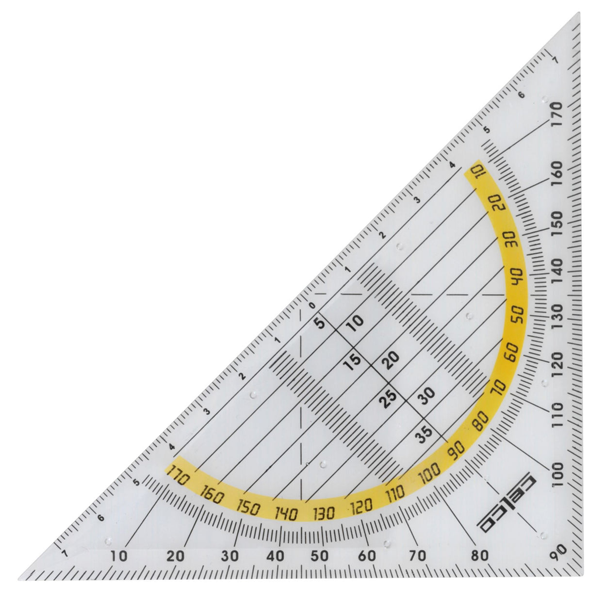 CELCO 2 IN 1 SET SQUARE & PROTRACTOR