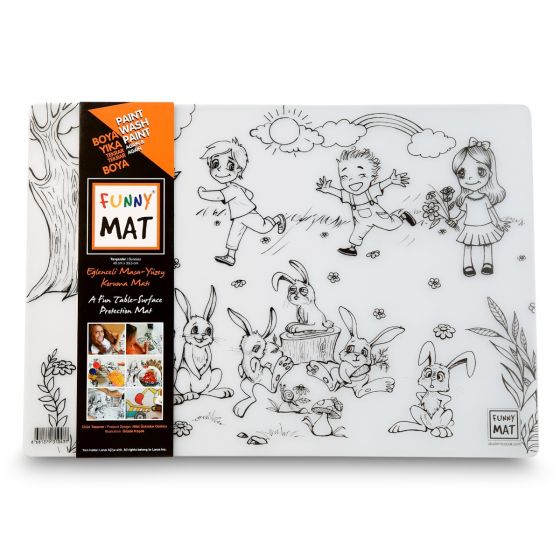Funny Mat Large - Bunnies - Akademi