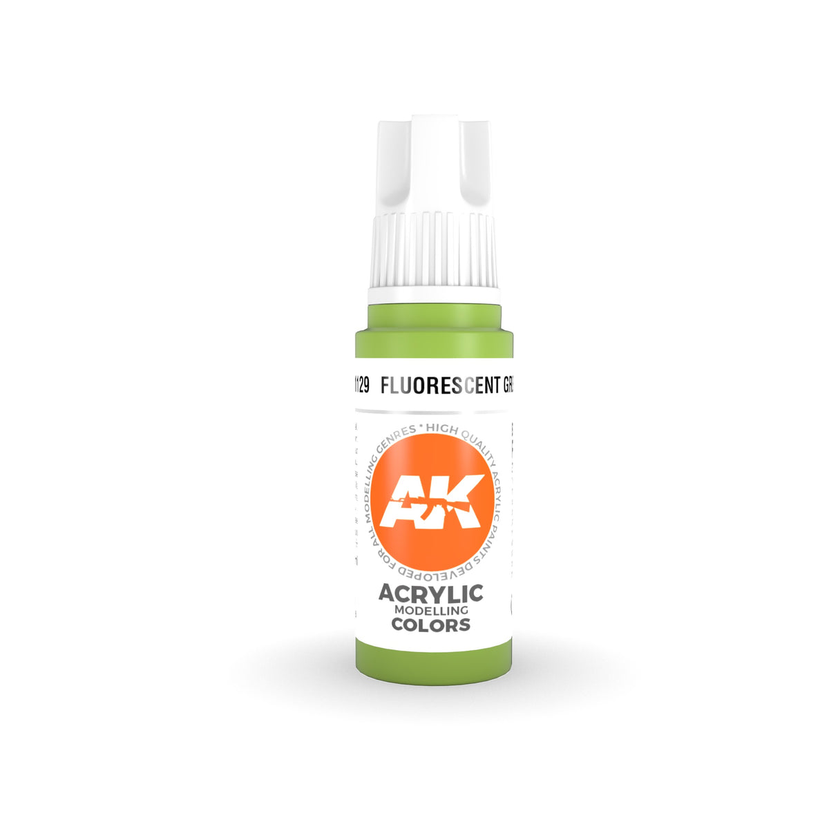AK Interactive - 3 Gen Acrylics - Fluorescent Green 17ml