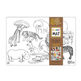 Funny Mat Large - Wild Animals - Akademi