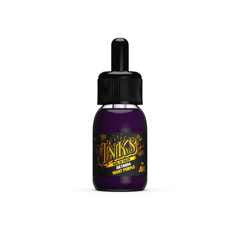 AK Interactive - The Inks - Night Purple 30ml - Model Paint