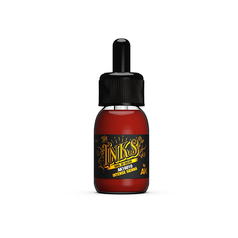AK Interactive - The Inks - Intense Sienna 30ml - Model Paint