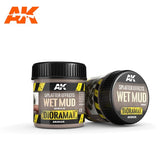 AK Interactive - Dioramas - Splatter Effects Wet Mud 100ml - Model Paint