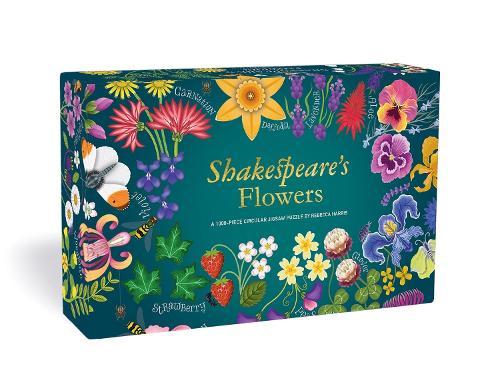 Shakespeare’s Flowers 1000-Piece Circular Jigsaw Puzzle