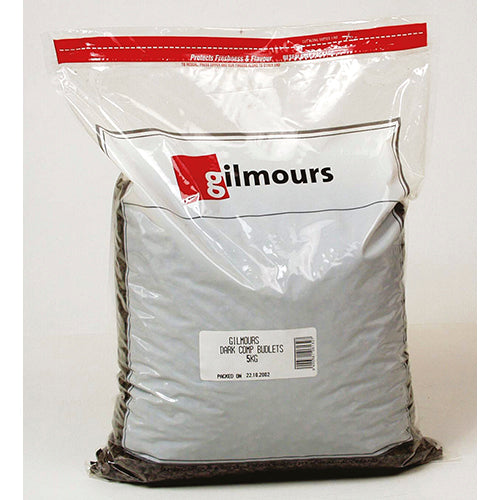 Gilmours Dark Chocolate Compound Budlets 5kg