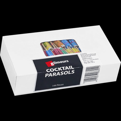 Gilmours Cocktail Parasols 144pk
