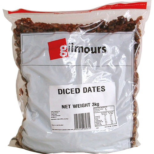 Gilmours Diced Dates 3kg