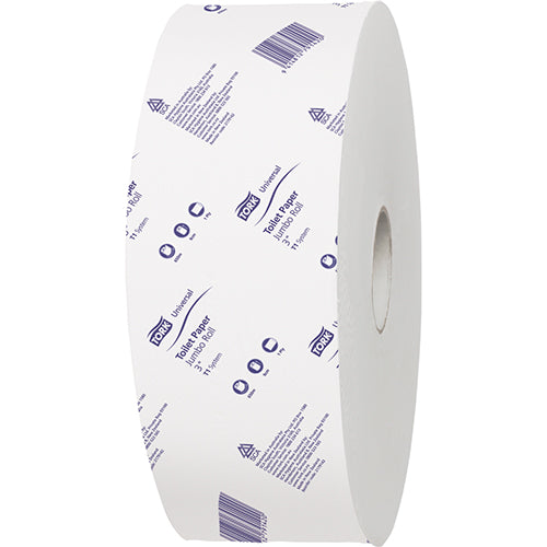 Tork Universal Jumbo 1 Ply Toilet Paper T1 600M 6 x 1pk