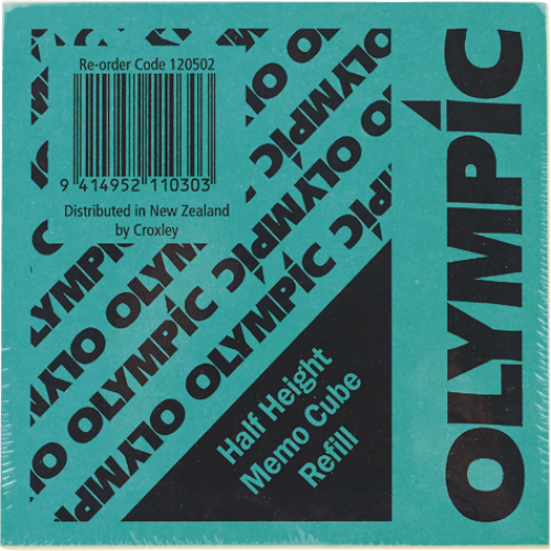Olympic Memo Cube Half Height Refill ea