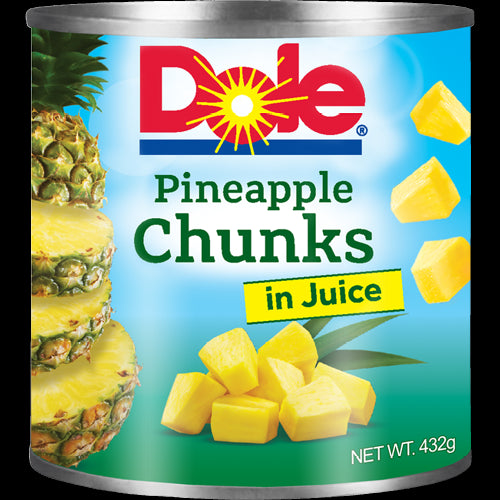 Dole Pineapple Chunks In Juice 432g