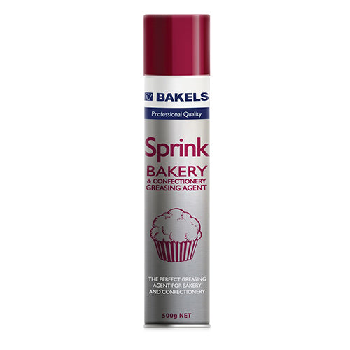 Sprink Bakery & Confectionery Greasing Agent 0.5kg for effortless release and improved texture in baked goods.