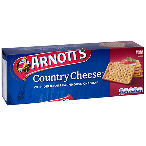 Arnott's Country Cheese Crackers 250g