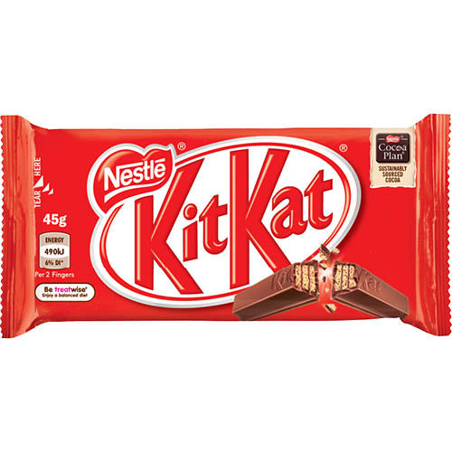 Nestle Kit Kat 4 Finger Chocolate Bar 48 x 45g