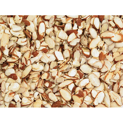 Natural sliced almonds in a 3kg bulk pack, perfect for snacking, baking, and adding nutrition to meals.