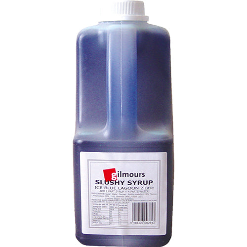 Gilmours Blue Lagoon Flavoured Slushy Syrup 2l