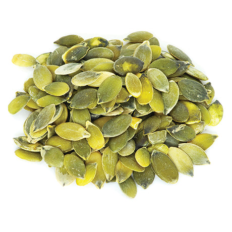 Gilmours Pumpkin Seeds 2kg bag, nutrient-rich, high-protein snack for healthy meals and on-the-go munching.