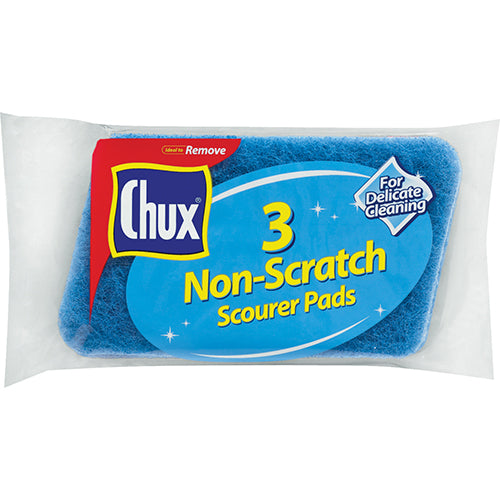 Chux Non-Scratch Scourer Scrub 3pk