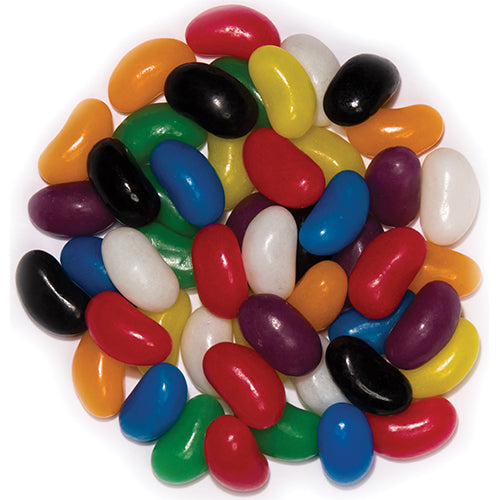 Rainbow Giant Jelly Beans in 1kg pack, featuring vibrant colors and chewy texture for a delightful sweet treat.