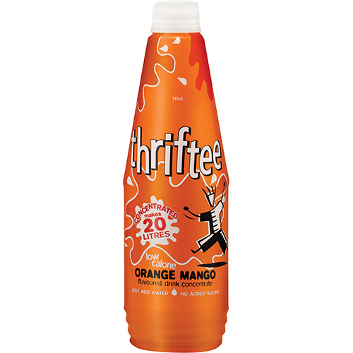Thriftee Low Calorie Orange Mango Flavoured Drink Concentrate 540ml