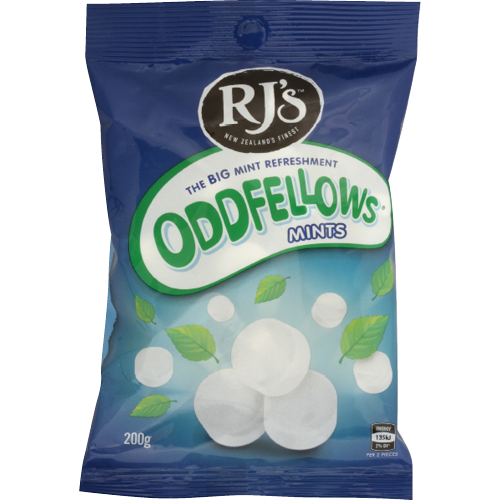 RJ's Oddfellows Mints 200g