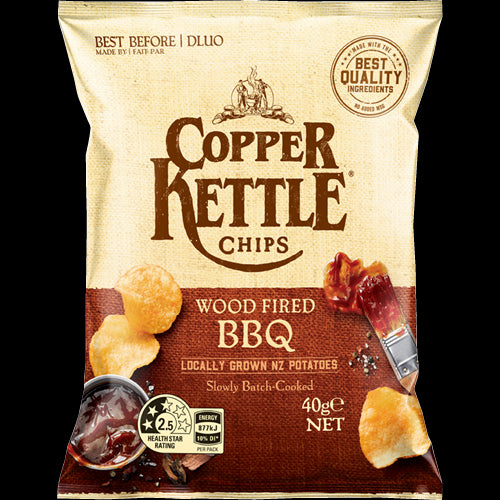 Copper Kettle Wood Fired BBQ Chips 40g