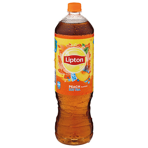 Refreshing Lipton Peach Flavour Ice Tea 1.5L, crafted with natural peach essence, no preservatives, and eco-friendly packaging.