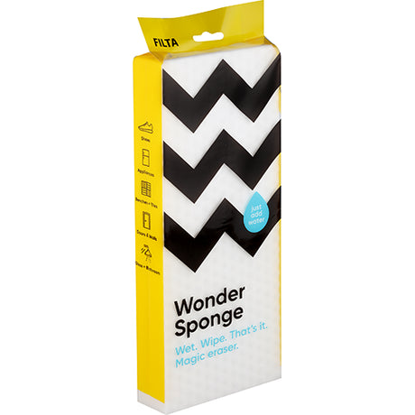 Large Filta Wonder Sponge 1pk designed for effortless cleaning of pots, countertops, and tiles without scratching surfaces.