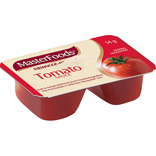 Masterfoods Tomato Sauce 100pk offers rich, zesty flavor, perfect for enhancing burgers, fries, and pizza in bulk.