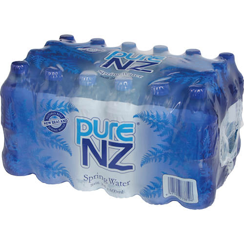 Pure NZ Spring Water 24 x 600ml