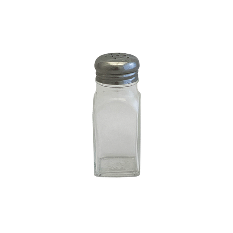 Spunglo 60ml square salt and pepper shaker, featuring a sleek design for effortless seasoning and modern kitchen decor.