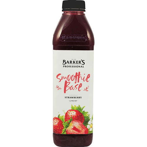 Barker's Strawberry Smoothie Base 1l