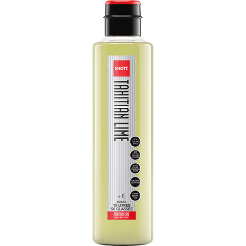 Shott Tahitian Lime Fruit Syrup 1l