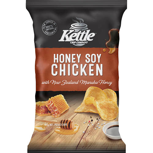 Kettle Chip Company Honey Soy Chicken Potato Chips 150g