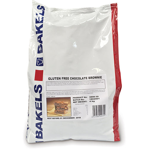 Bakels Chocolate Brownie Mix Gluten Free 4kg