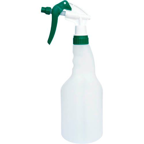 Eco-friendly green Filta Bottle with trigger dispenser, perfect for hydration and cleaning, lightweight and dishwasher safe.