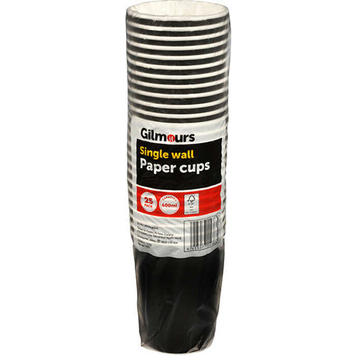 Gilmours Paper Cups Single Wall