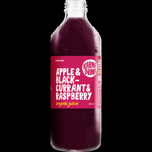 Karma Drinks Apple & Blackcurrant & Raspberry Organic Juice 12 x 300ml
