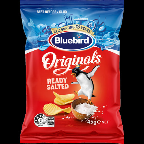 Bluebird Originals Ready Salted Potato Chips 45g