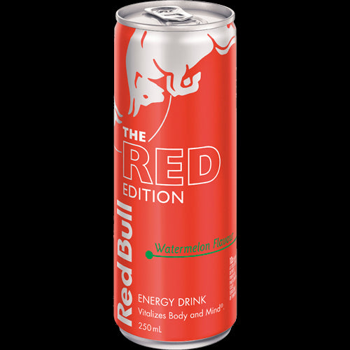 Red Bull The Red Edition Watermelon Flavour Energy Drink 12 x 250ml