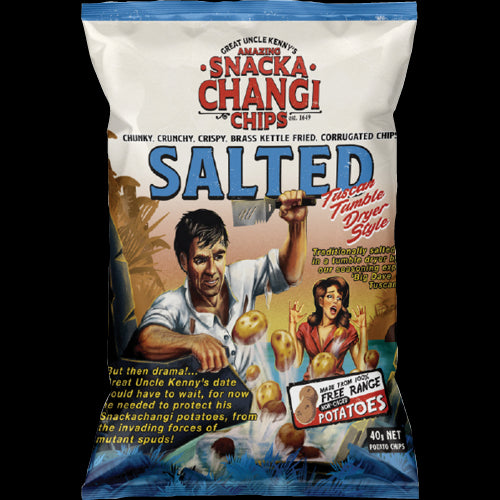 Snacka Changi Chips Kettle Fried Salted Potato Chips 40g