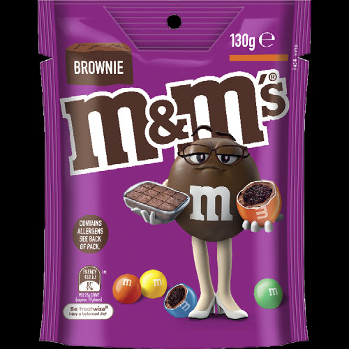 M&M's Brownie Chocolate Pouch 130g