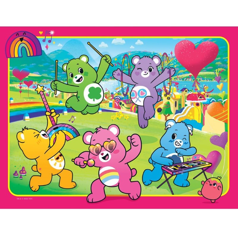 Puzzle - Set of Four Care Bears, 30pc Frame Tray Series