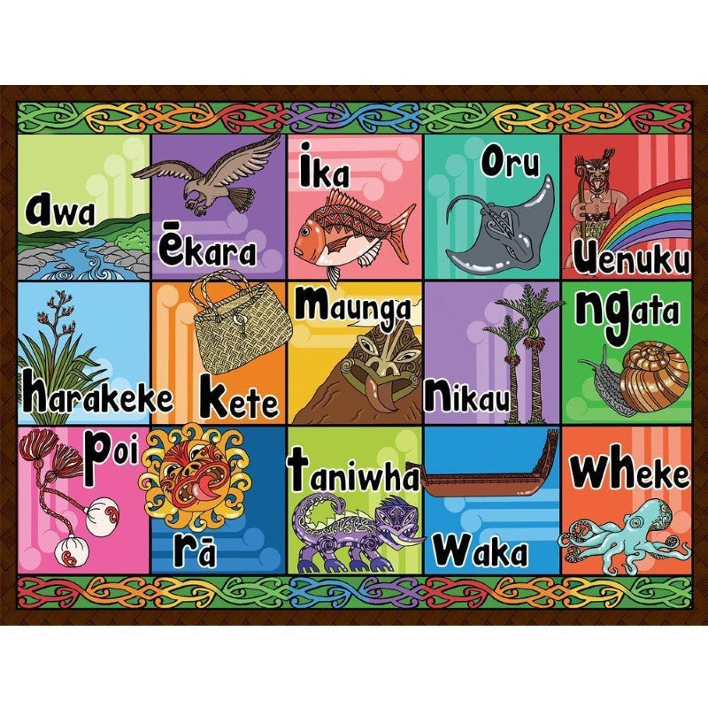 Puzzle - Set of Four Te Reo Maori, 35pc Frame Tray Series