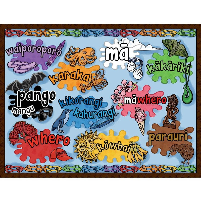 Puzzle - Set of Four Te Reo Maori, 35pc Frame Tray Series