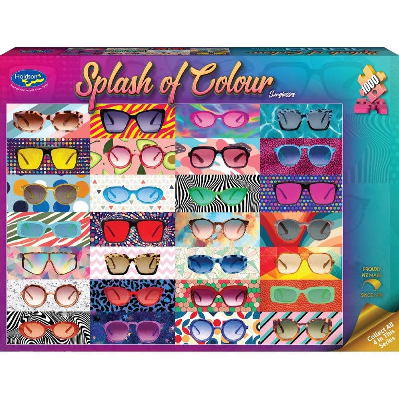 Puzzle - Splash of Colour, 1000pc (Sunglasses)