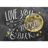 Puzzle - Chalk Talk, 1000pc (Moon and Back)