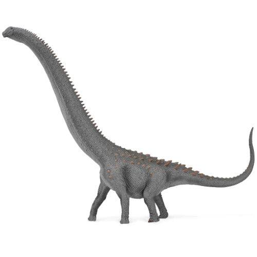 Detailed 1:100 scale CollectA Ruyangosaurus figurine showcasing its impressive size, spikes, and hand-painted features.