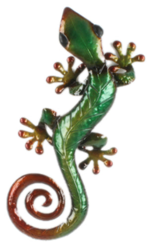 Gecko Green - Metal Wall Art